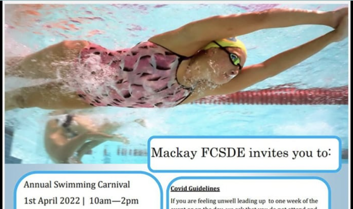 FCSDE Swimming Carnival - RSVP using link in description